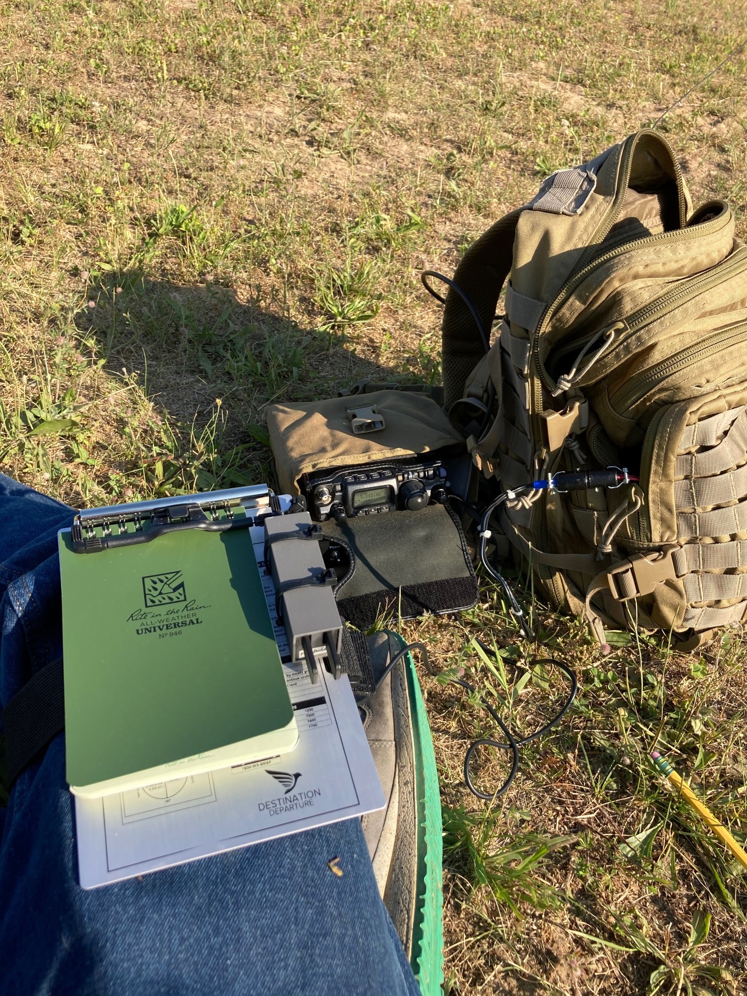FT-817 in the Field with CW